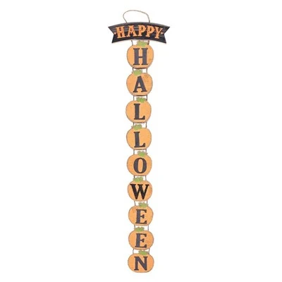 Ibyishimo bya Halloween Pumpkin Garland Kumanika Ikimenyetso
